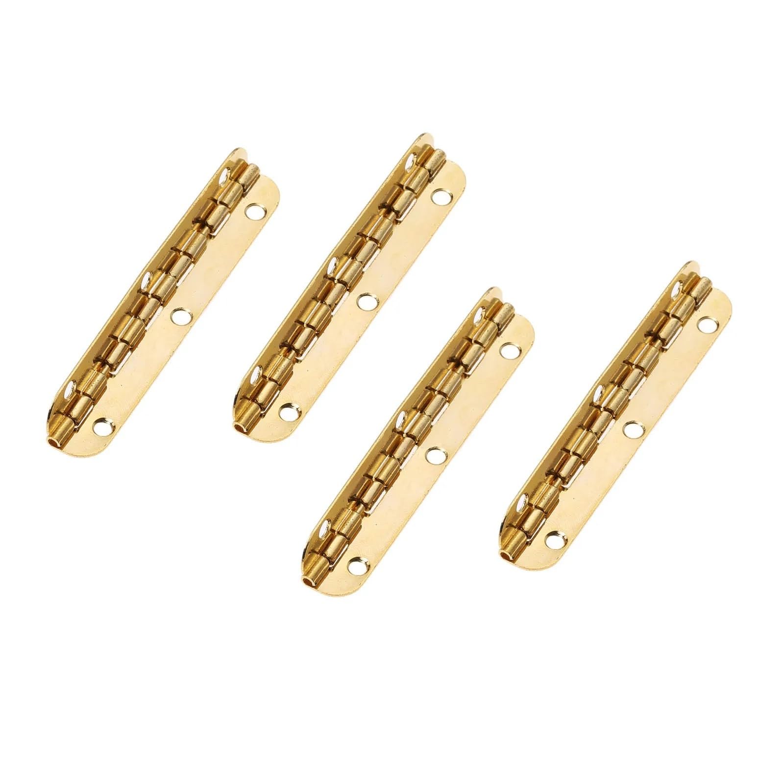 65x15mm Gold Cabinet Hinges Furniture Hardware Wood Door Window Hinge 4Pcs