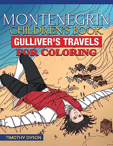 Montenegrin Children's Book: Gulliver's Travels for Coloring