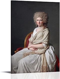 Portrait of Anne Marie Louise Thélusson, Countess of Sorcy By Jacques-Louis David Giclee Paper Poster Bright Clear Reproduction Canvas Wall Art Picture Prints Hanging Photo Gift Idea Decor Homes Artwo