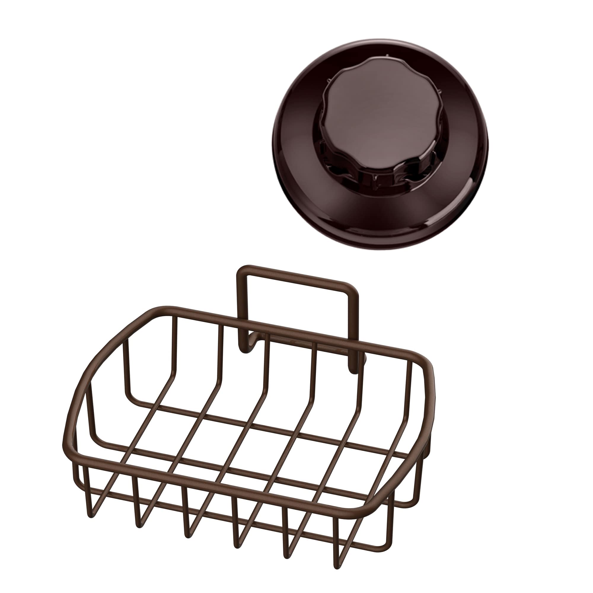 Porte-savon à Ventouse Super Puissant à Un étage - Porte-éponge En