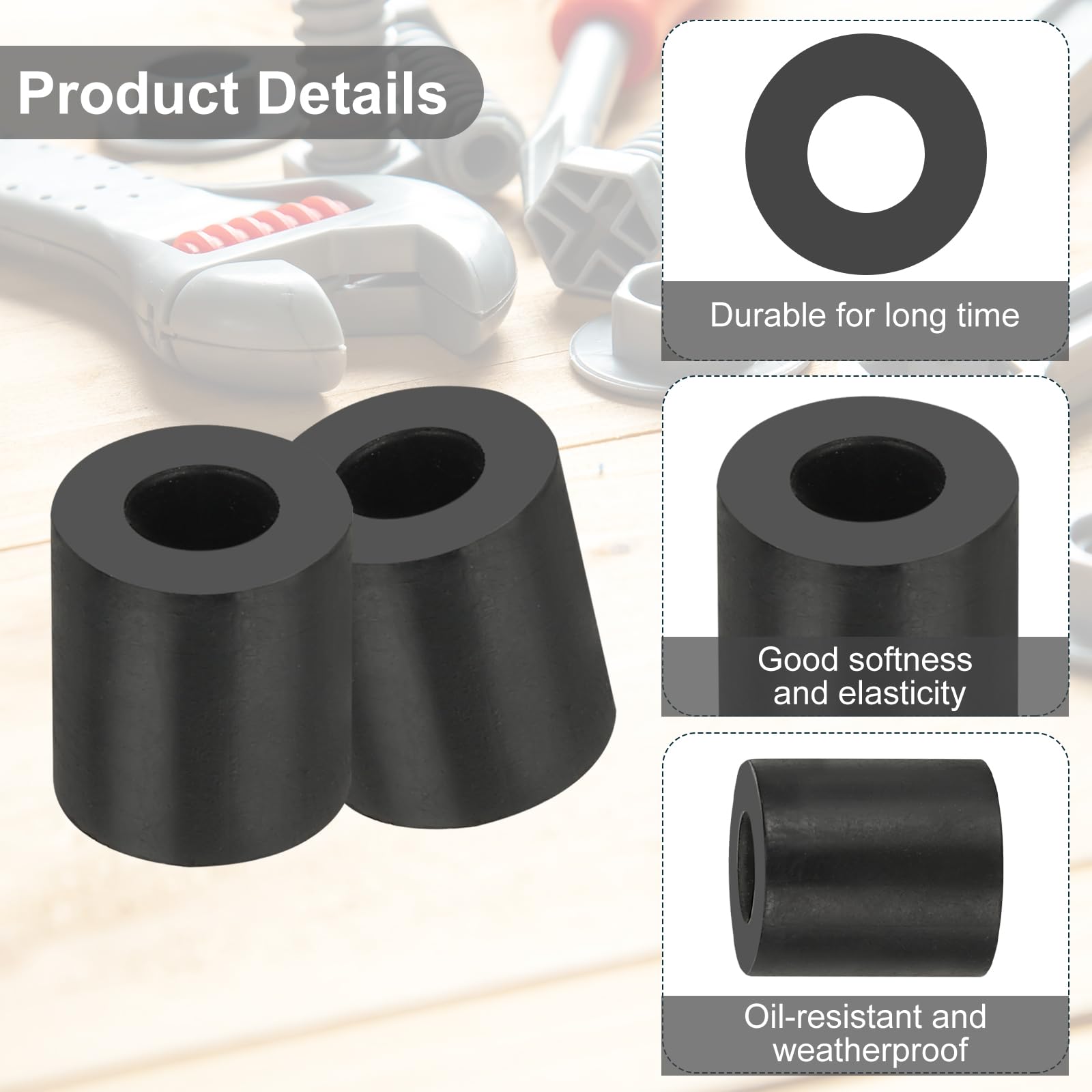 PATIKIL Multi Purpose Rubber Spacer - Image 3