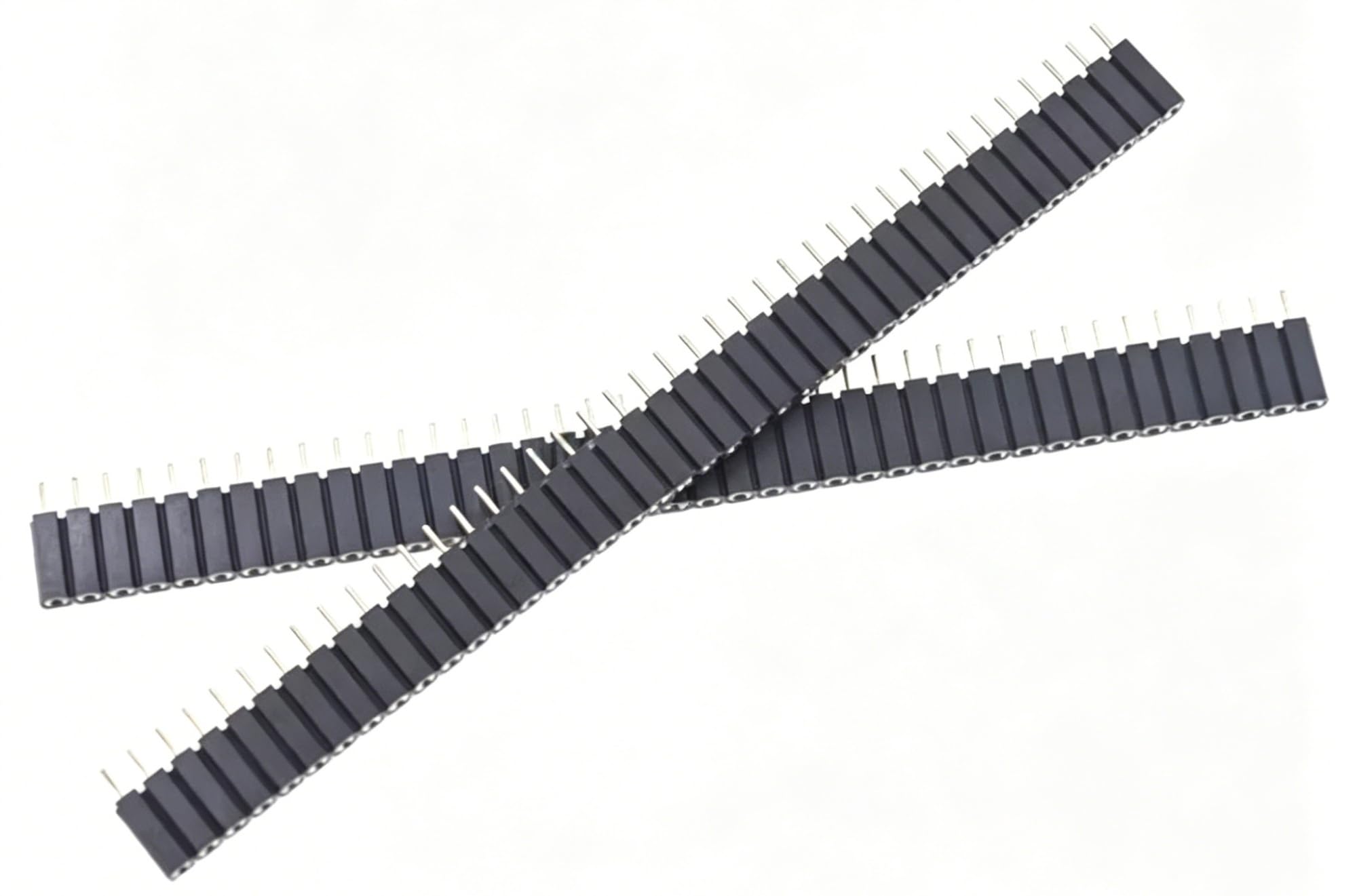 5 pièces, barrette femelle 1 rangée droite, 40 broches, pas 2,54 mm