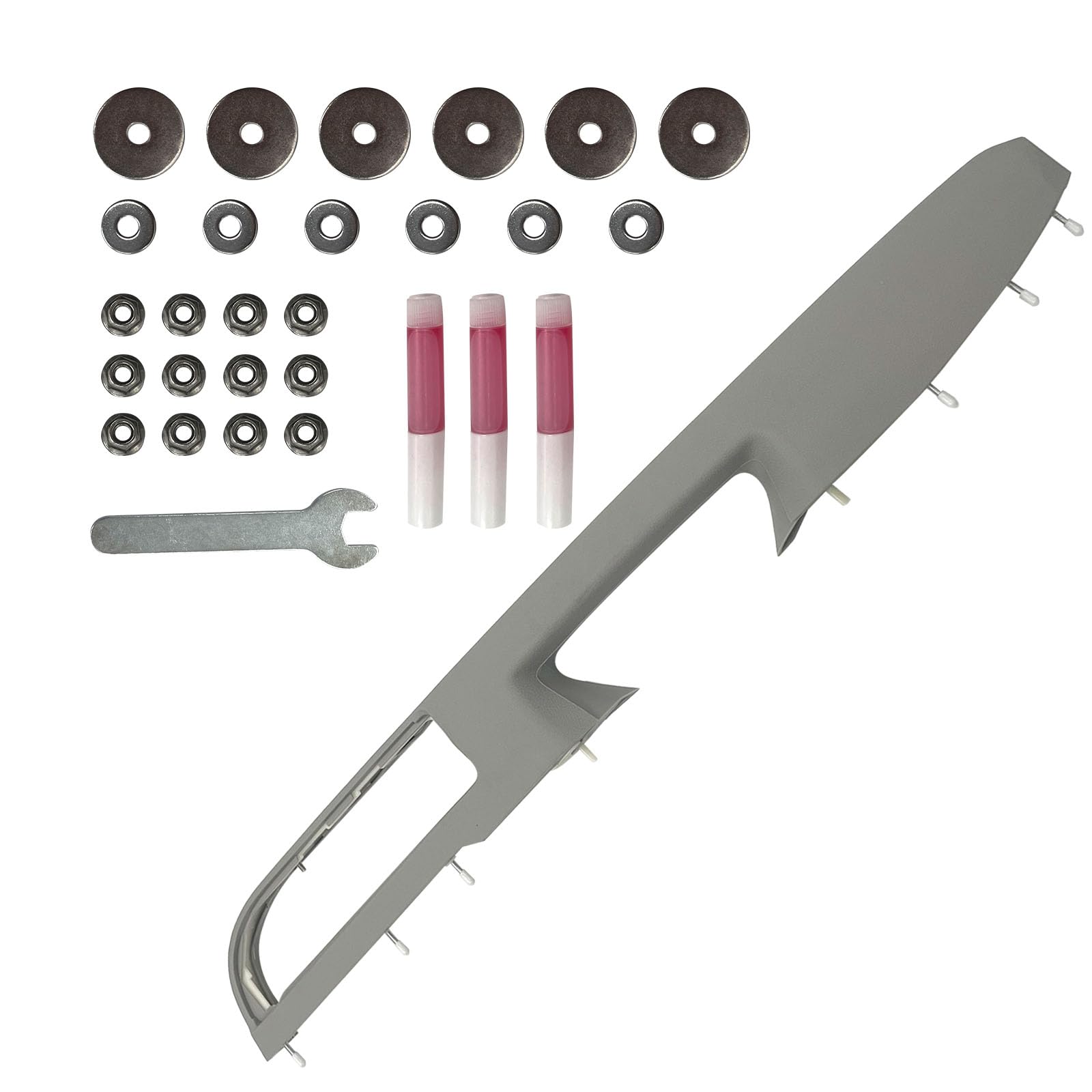 926-740 Front Left Driver Side Armrest Repair 27In Gray Fit for 2010-2014 Chevrolet Silverado/Suburban/Tahoe/Avalanche & GMC Sierra/Yukon/Yukon XL with Door Release Handle Above Armrest