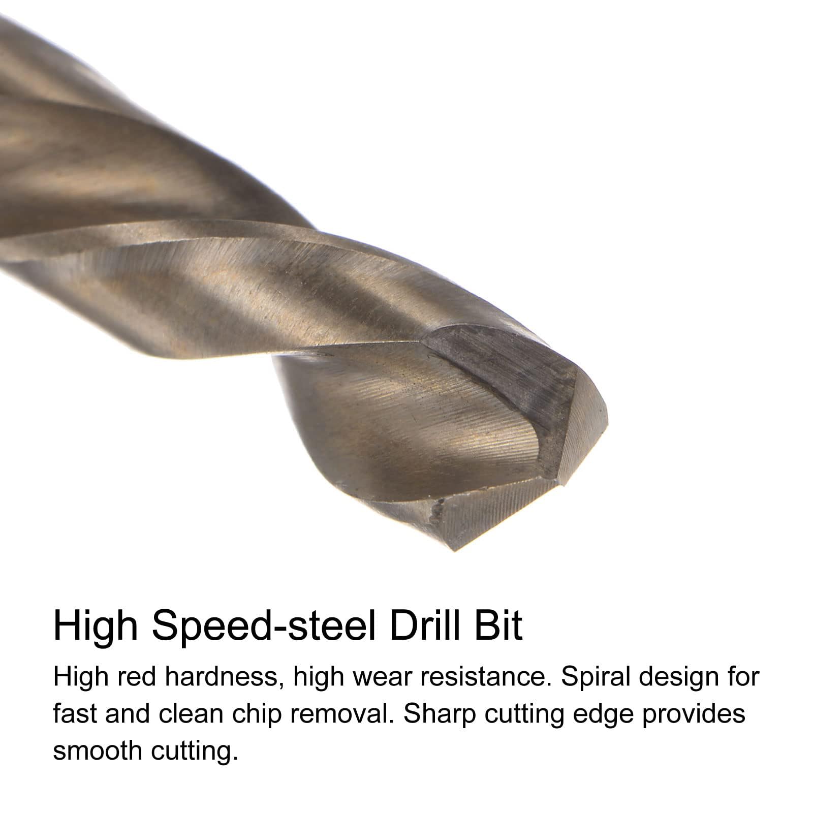 MACHSWON Tap & Bit Sets,M5x0.5 H2 Straight Flute Machine Thread Milling Tap,4.5mm M35 Cobalt High Speed Steel (HSS-CO) Twist Drill Bit - Image 3