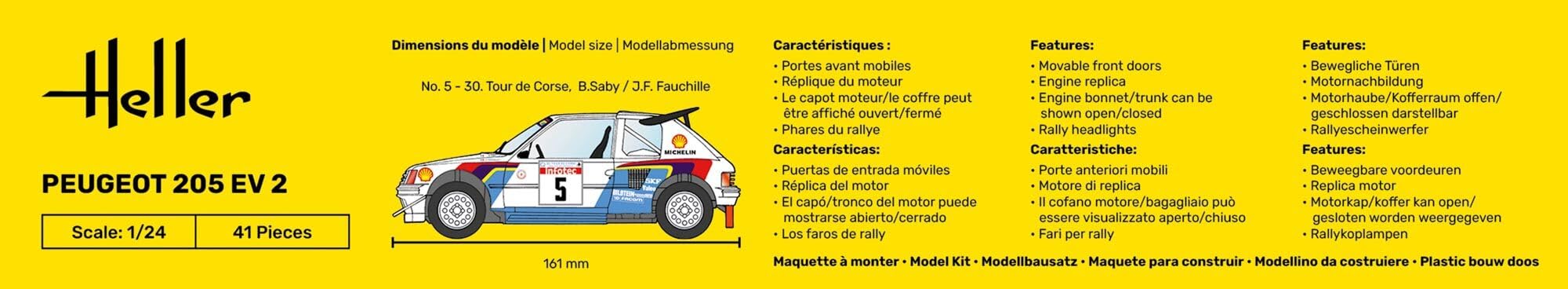 Peugeot Rally 205 1/24 Ev 2