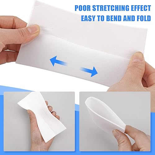 Miniatura 4 de Sawysine Paquete de 100 hojas de borrador desechables finas esponjas de limpieza, almohadillas de esponja de espuma mágica, toallitas para el hogar,