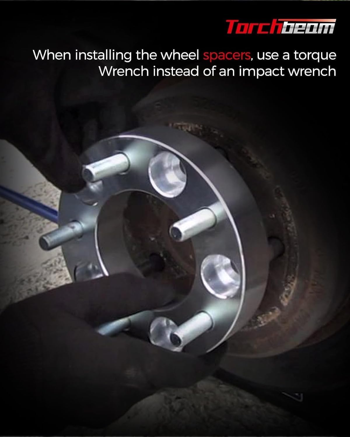 Torchbeam 6x5.5 Lug-Centric Wheel Spacers 0.5 inch for Toyota Tacoma