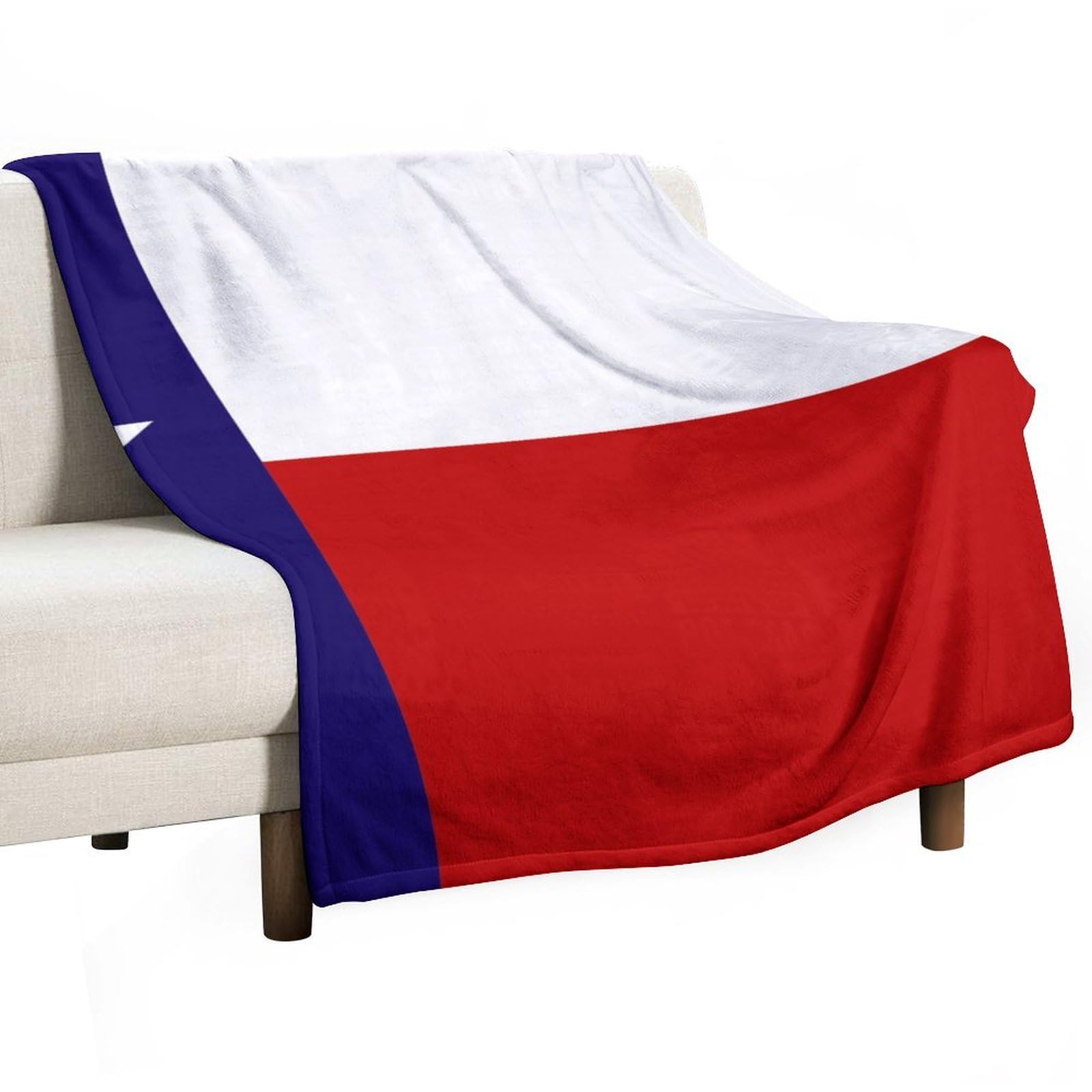 MHYRAC Flannel Blanket, Texas Flag Throw Blanket for Couch Sofa Bed Office, Soft And Comfortable Without Pilling