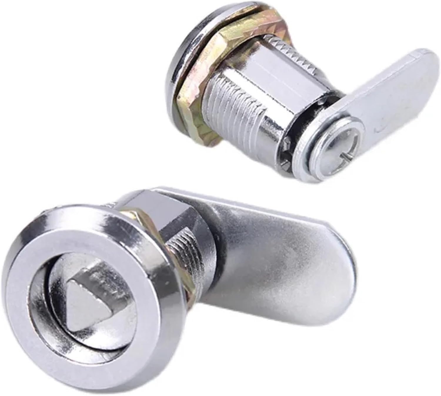 4Pcs-20mm-No Key MS705-16/20 Zinc Alloy Cabinet Locks with Lock for Office Desk Letter Box Cam Small