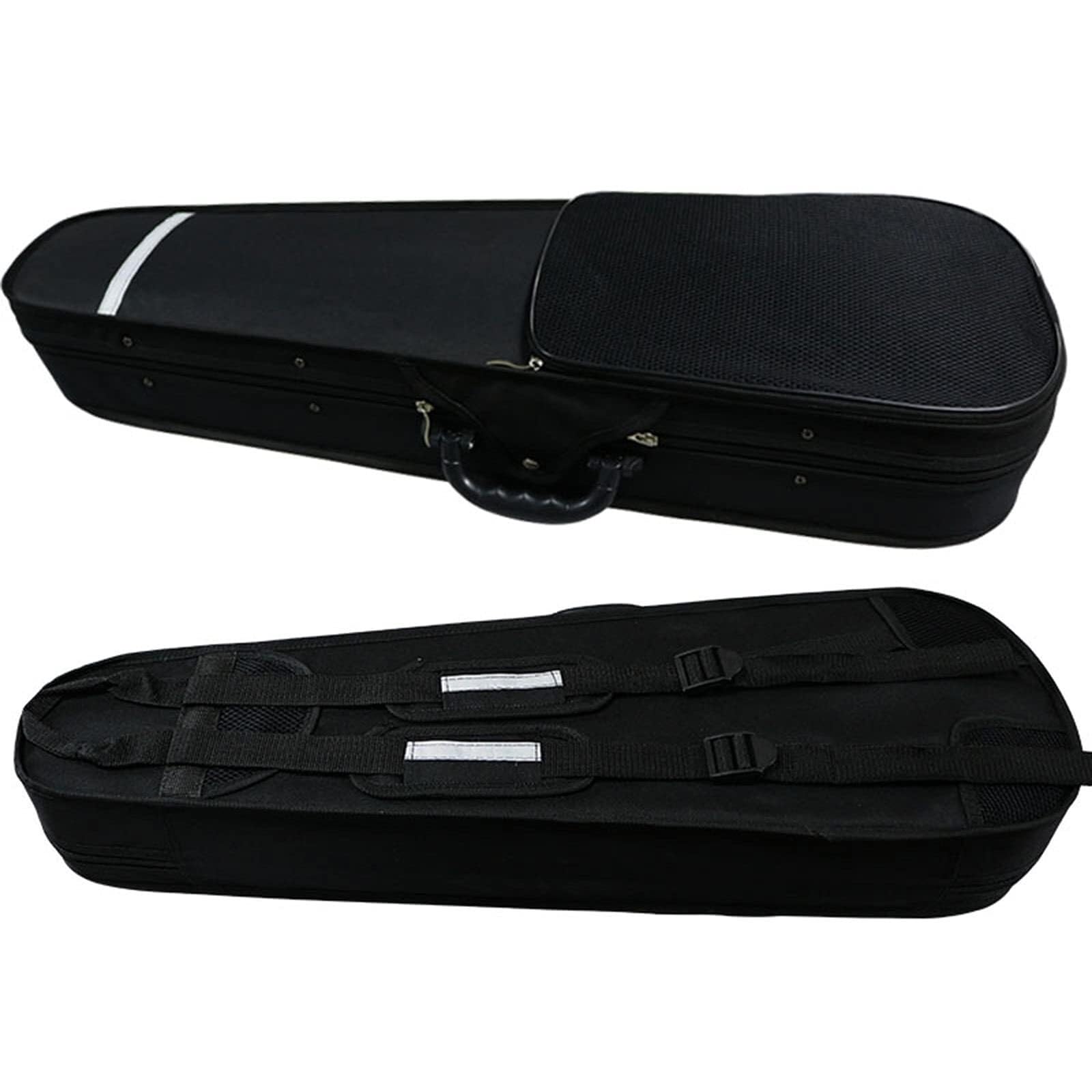 Geigenkoffer Violinkoffer 4/4 Full Size Professionelle Robuste Taschen Hartschalenkoffer Stabil Leicht Geige Koffer Baumwollfutter Violin Box Geigenschutzkoffer