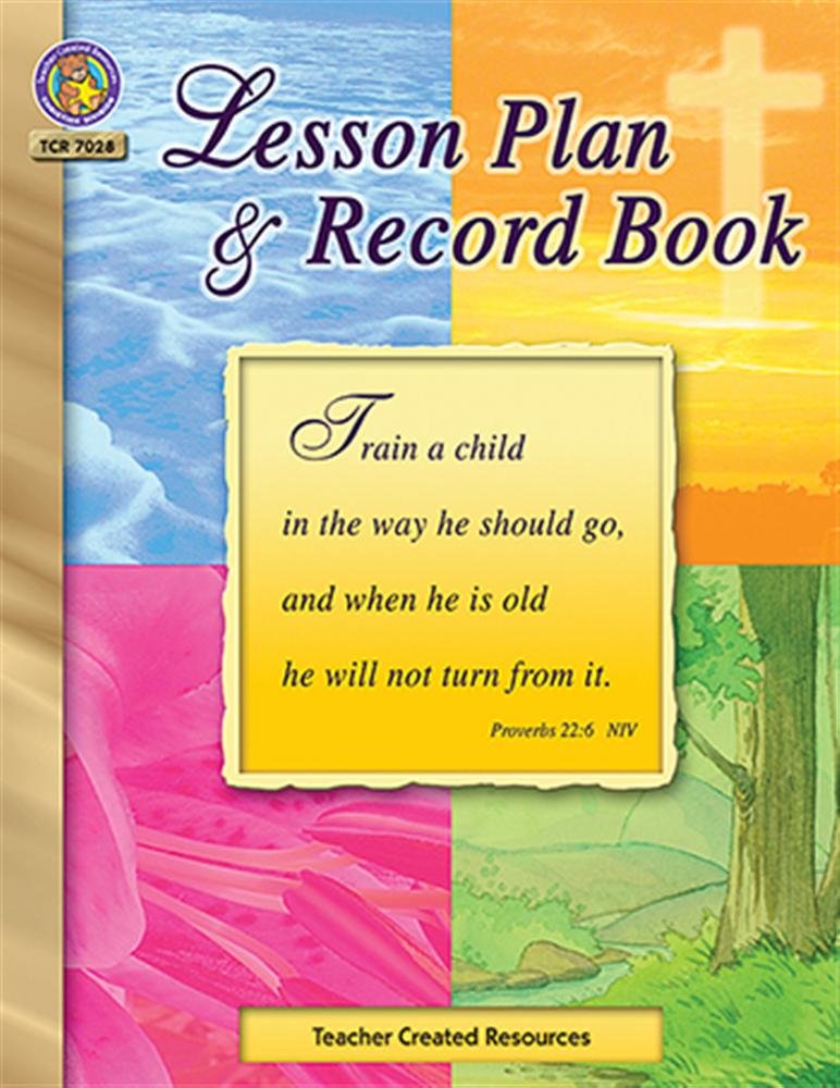 Teacher Created Resources Christian Lesson Plan And Record Bk