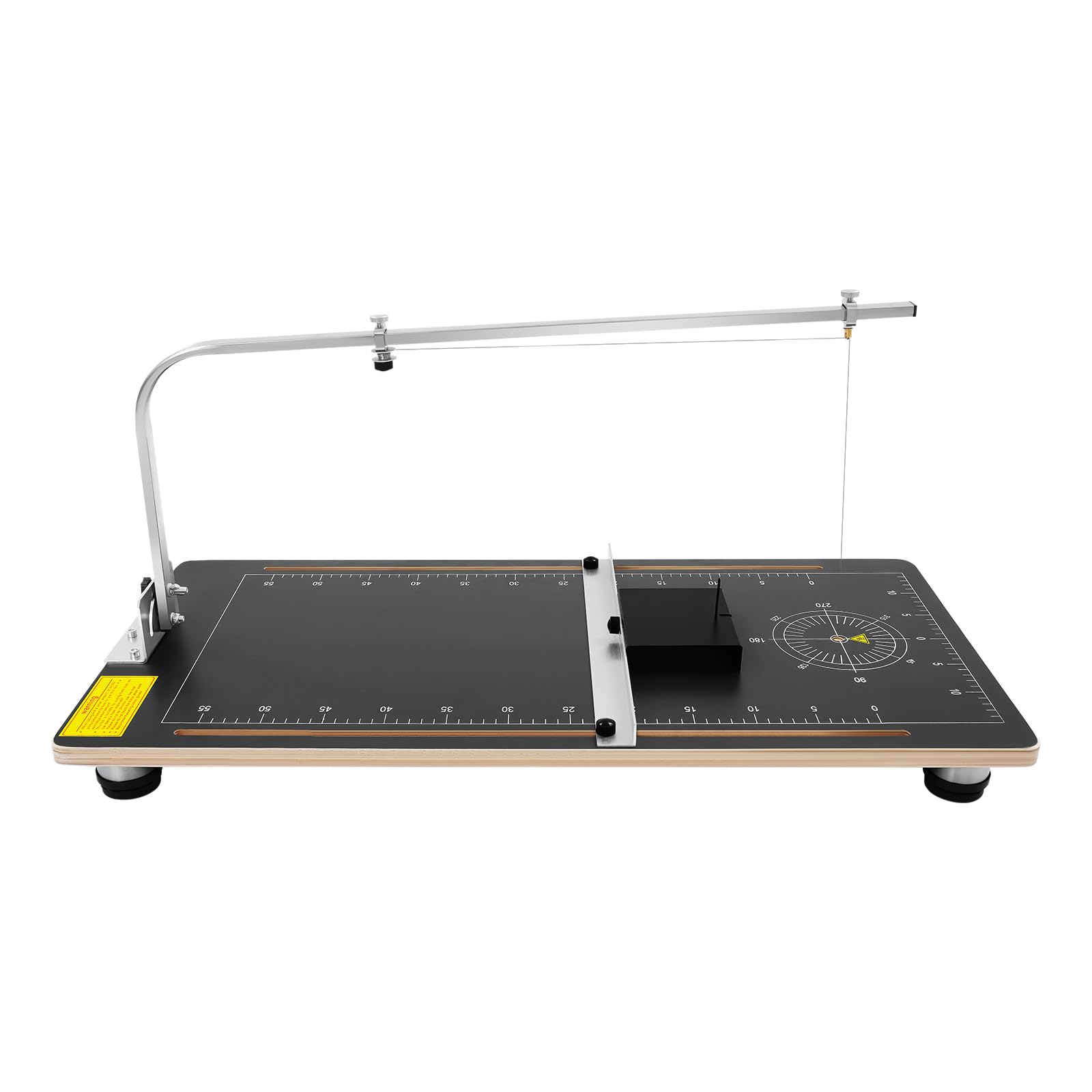 24W Hot Wire Foam Cutter Table 38x78cm, Tabletop Electric Styrofoam Cutter Adjustable Temperature 0-45° Angle UK Plug for Model Making DIY Craft Foam Sponge