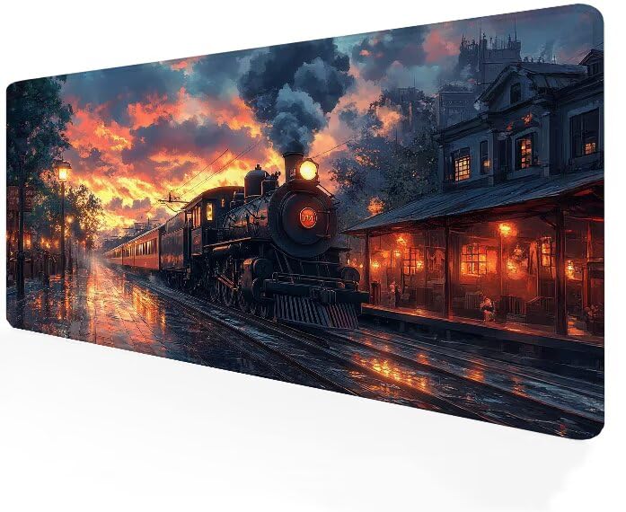 Tapis de souris gamer XXL jaune 1000x400x3mm grand sous-main PC de bureau Former G1-4