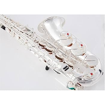 サックス本体 シルバー マウスピース付き Amazon | シルバーリング アルト サックス E-フラット アルト