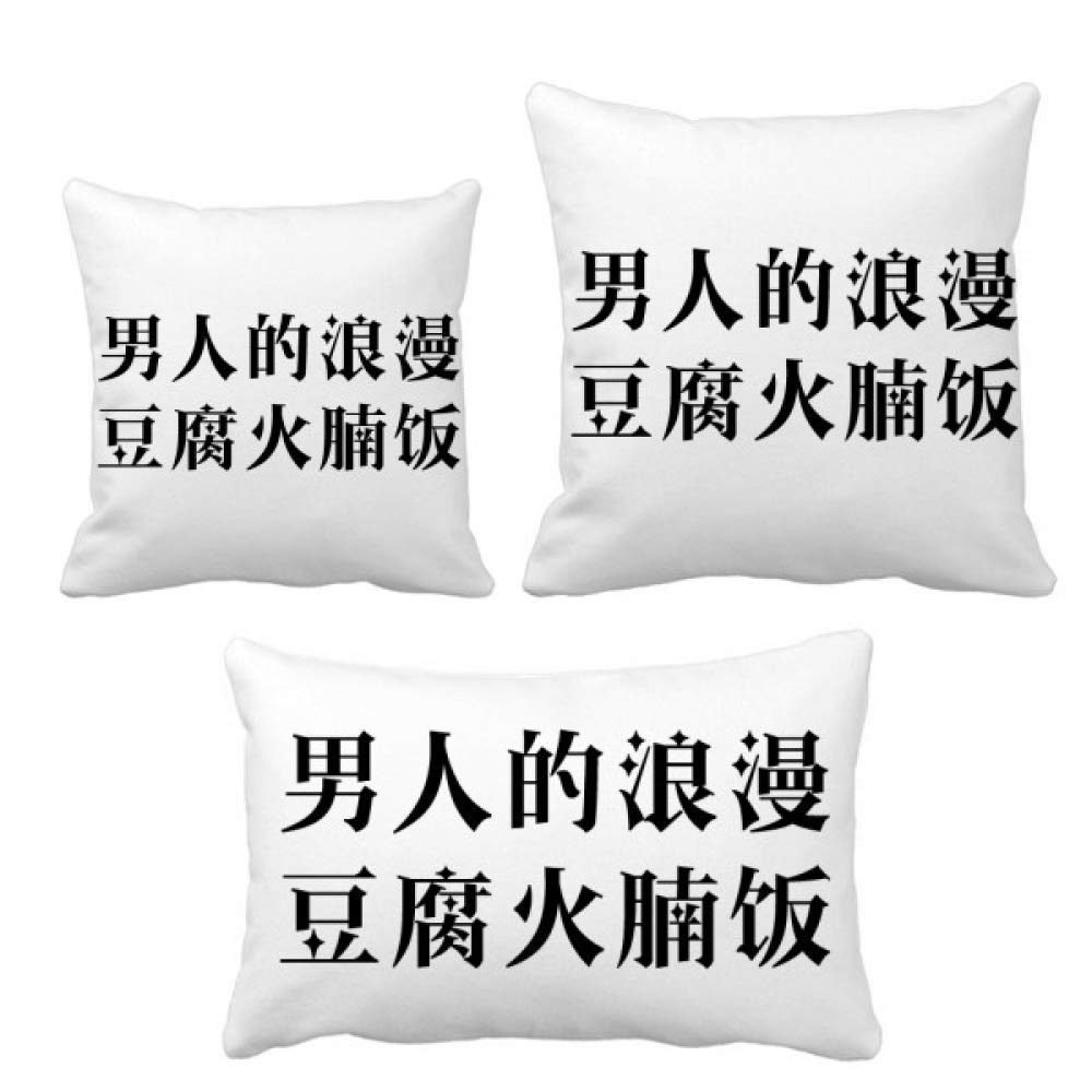 Parure de coussin citation chinoise pour un salon zen et élégant