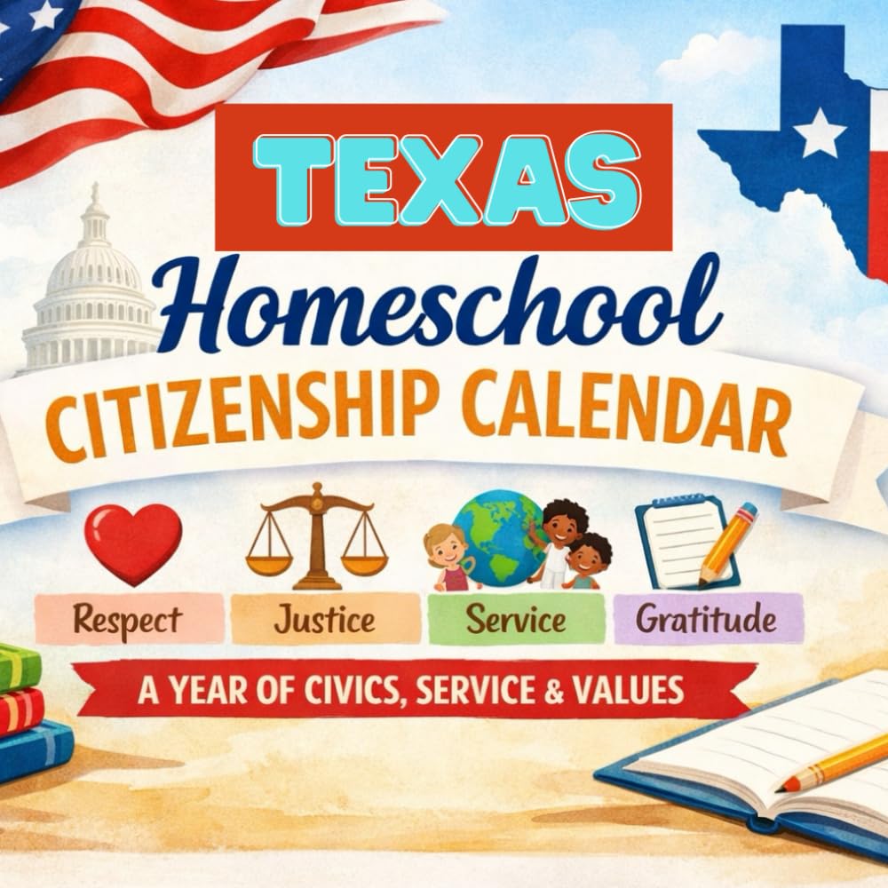 The Homeschool Citizenship Book: A Daily Civics, Character & Community Guide for Elementary and Middle School