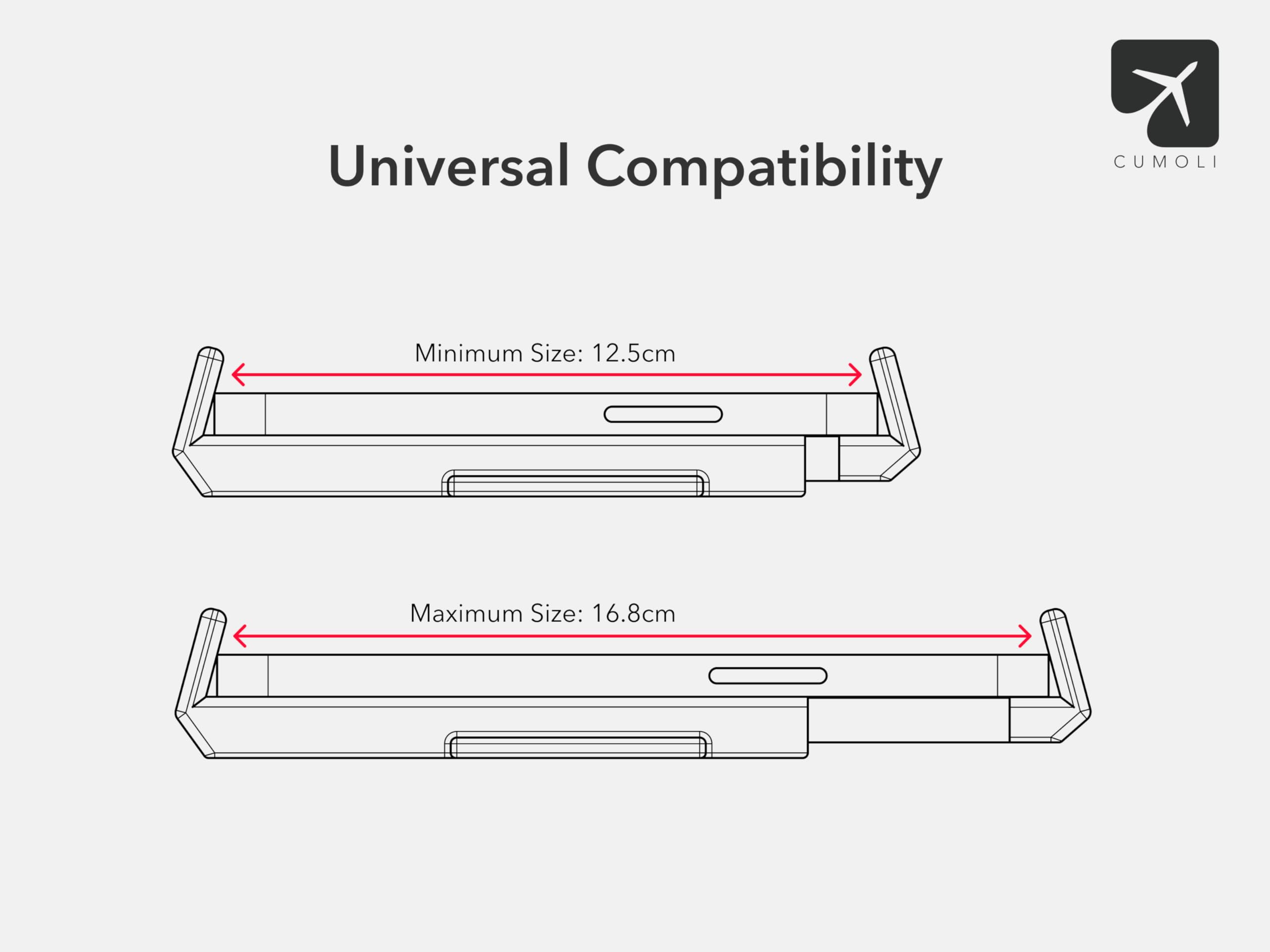 Kniebrett Smartphone & Handy Universal für Piloten