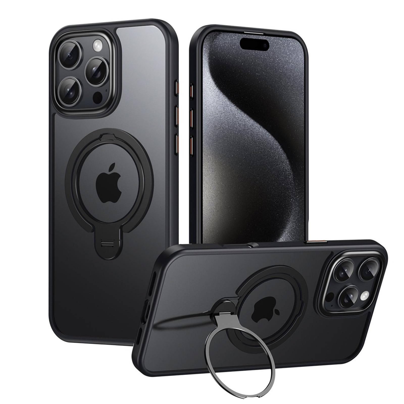 Coque iPhone 16 Pro fine et légère avec support pour vos séances de streaming - 8