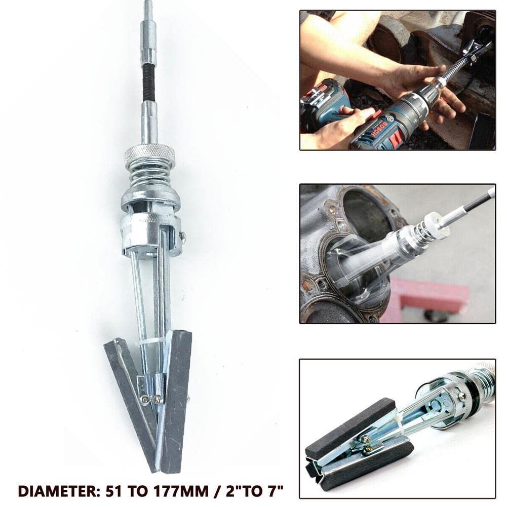 Ponceuse cylindre de frein 51-177 mm en acier inoxydable diamètre intérieur meuleuse arbre flexible affûtage outil pour véhicule voiture