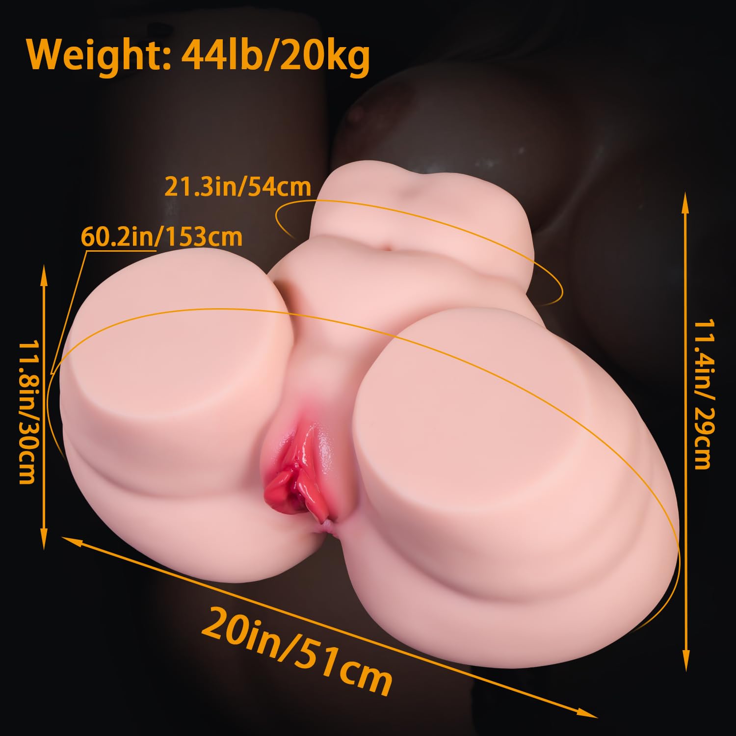 Amazon.com: 44lb BBW Sex Doll Male Masturbator with Anal Vagina Sex Stroker  Realistic Big Butt Torso Female Sex Dolls Pocket Pussy Ass Masturbators Sex  Toy for Sex Orgasm Adult Toy Lifelike DD