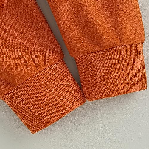 Tracks Clothes Toddler Boys Halloween Autumn Sports Long Sleeve Round Neck Pullover Suit Solid Baby Boy Jackets Sweaters4