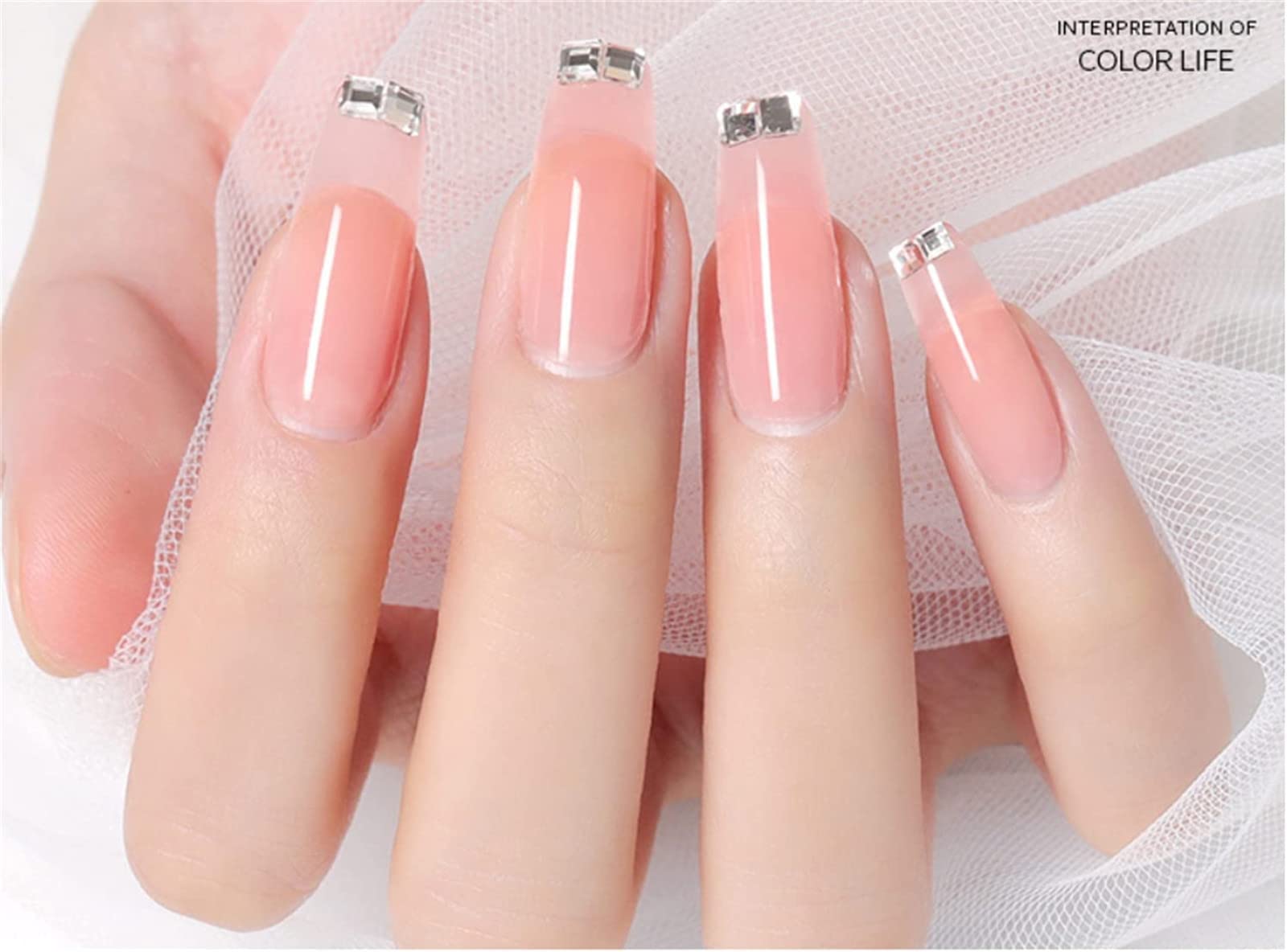 Bandeja de papel de manicura Oro, 200 Piezas, Plantilla para extensión de uñas UV Gel