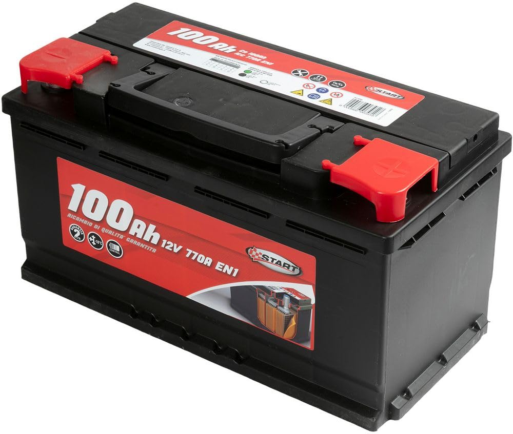 Start Batteria Auto 100AH 12V 770A polo positivo destro cassetta L5