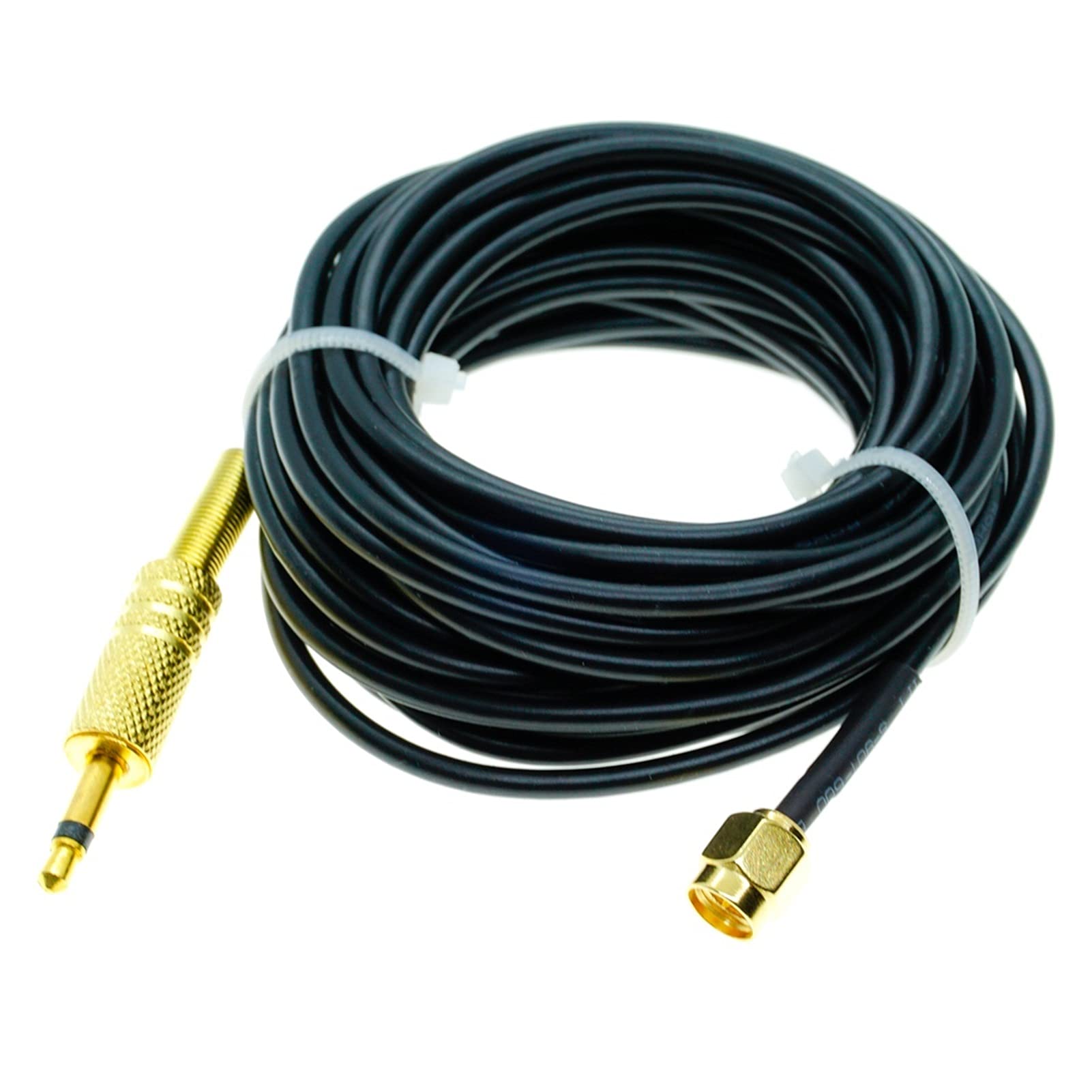 SMA Mâle à 3.5mm Mono Mono 1/8" TS Mâle CCTV Caméra Moniteur Antenne RG174 Câble (Color : 75cm)