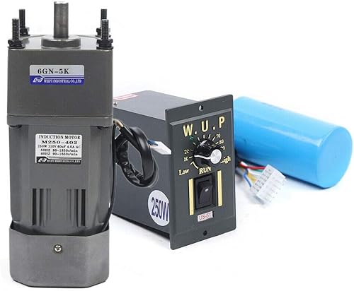 Miniatura 108 de Motor de engranajes eléctrico 120W DC 24V Reductor de engranajes helicoidal Caja de engranajes Motor eléctrico de engranajes RV 50K 35Nm Motor 120W