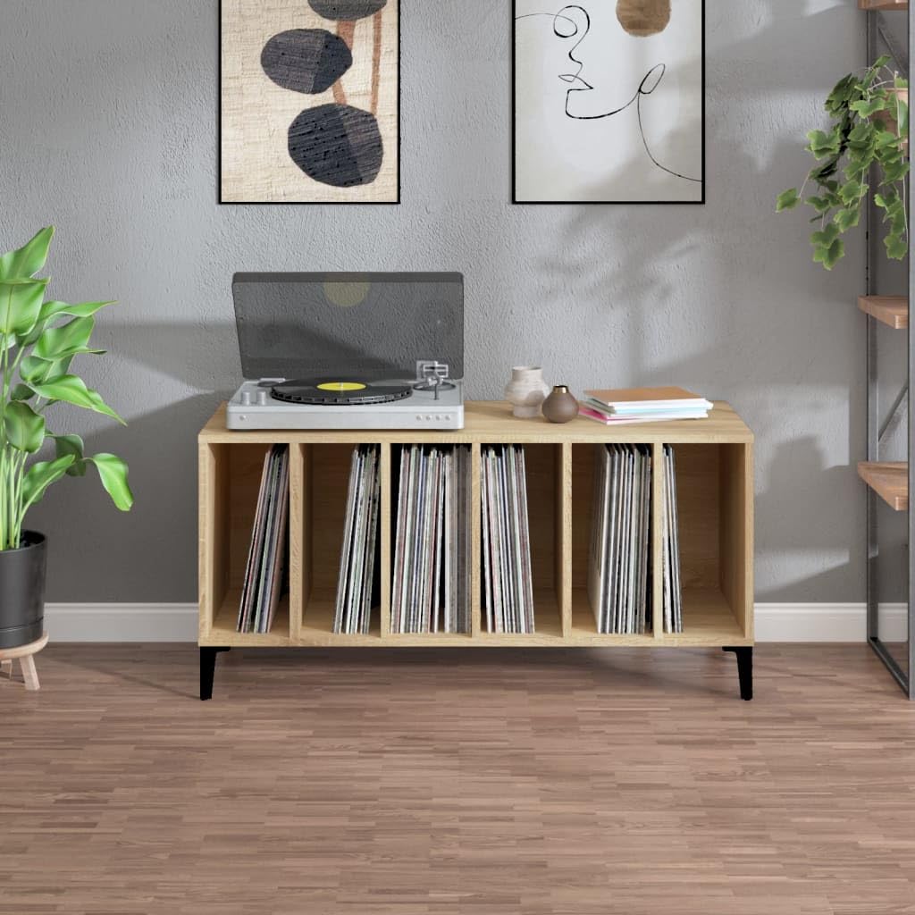 Szafka panelowa dąb Sonoma 100 x 38 x 48 cm, wytrzymały materiał drewnopochodny, winylowe przechowywanie, uniwersalna szafka do salonu, biura