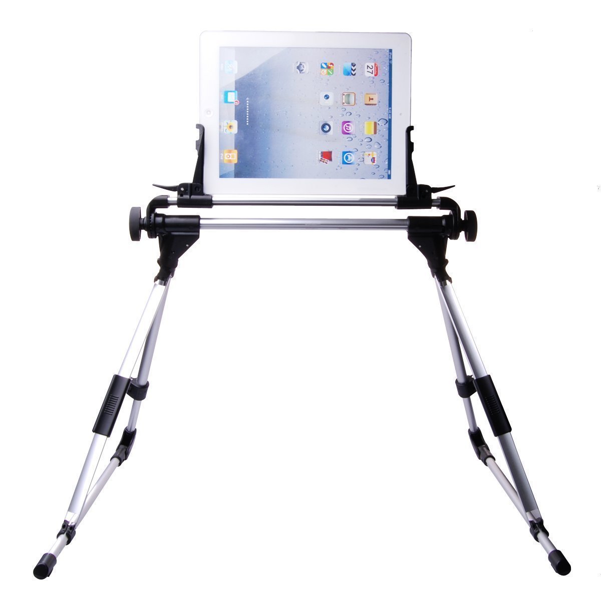 Aussel Portátil Universal Tablet Bed Frame Holder Soporte plegable ajustable para Tablet iPad 1 2 3 4 5 air Iphone6 / 6 plus Samsung Galaxy Tab, perezoso al lado de la cama, coche, dormitorio, cocina, oficina, baño