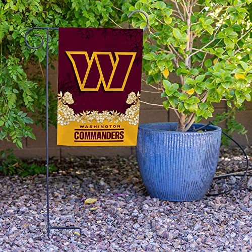 Image of Rico Industries NFL Standard /Primary 13 inch x 18 inch Double Sided Garden Flag - Great Gift for Men, Women, & Fans