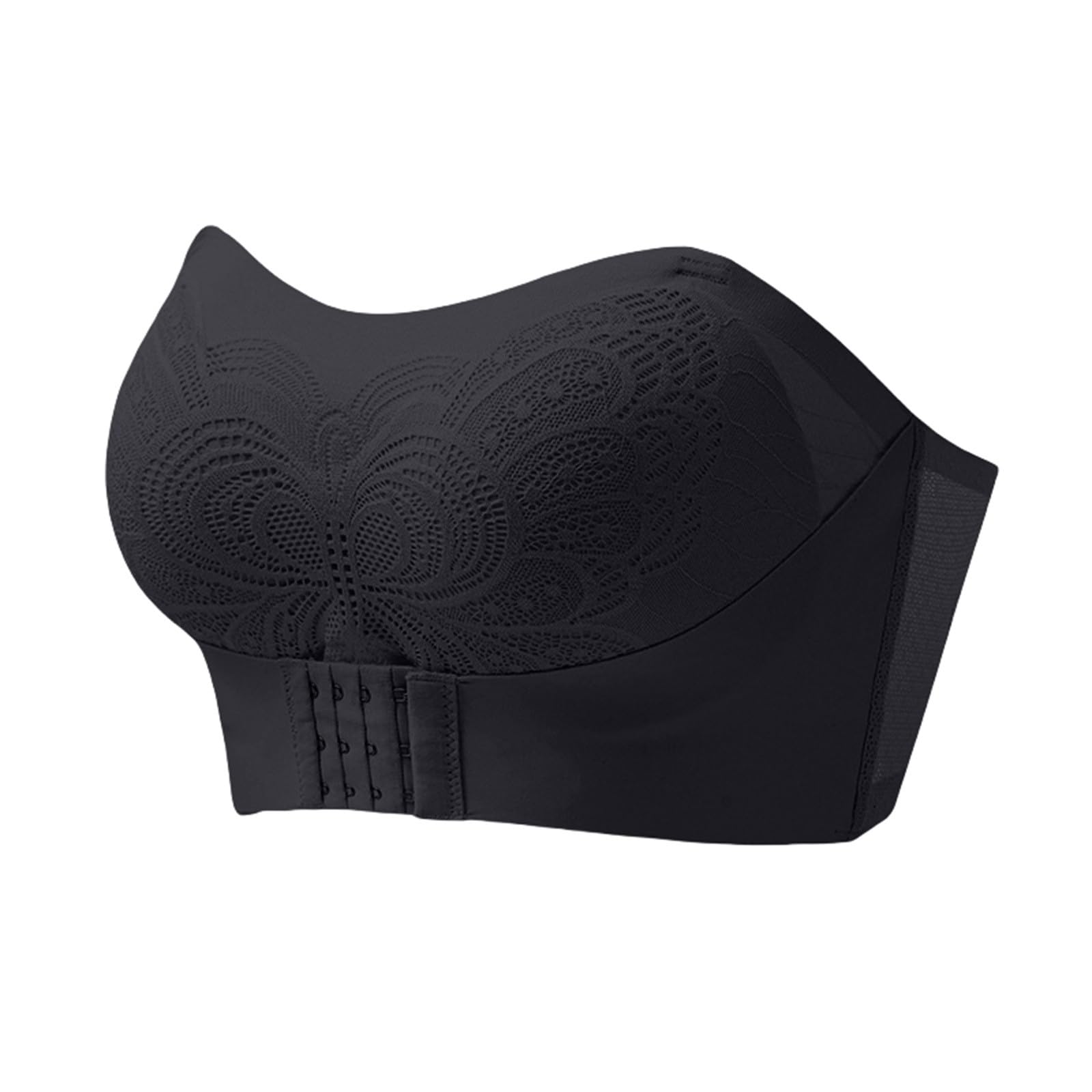 Biustonosz bez ramiączek damski bezszwowy usztywniany push up bez fiszbin brytyjskie biustonosze podnoszą topy bandeau duży pasek na piersi wygodny, całkowicie zakryty bezprzewodowy biustonosz damski