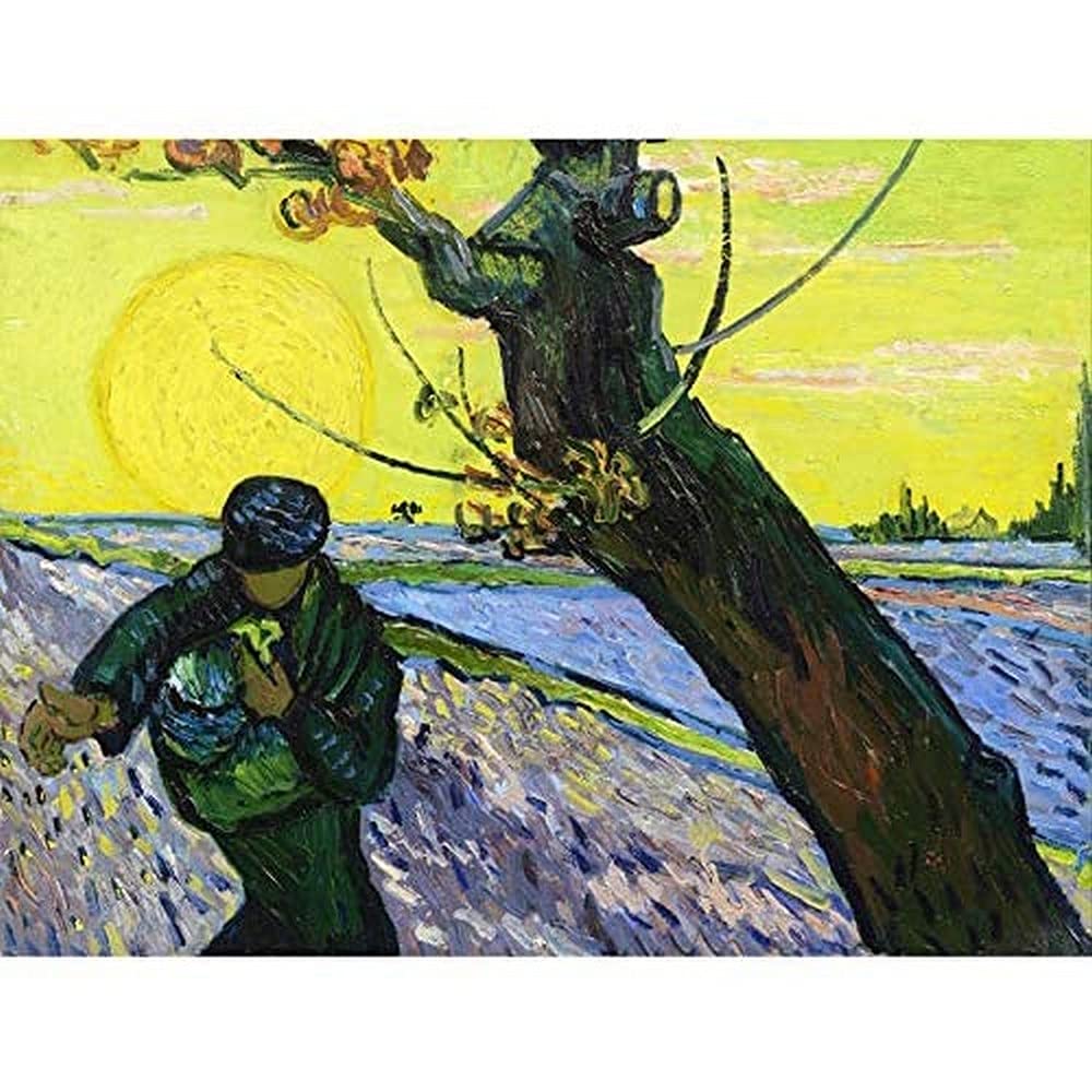 Vincent Van Gogh The Sower Art Print Canvas Premium Wall Decor Poster Mural