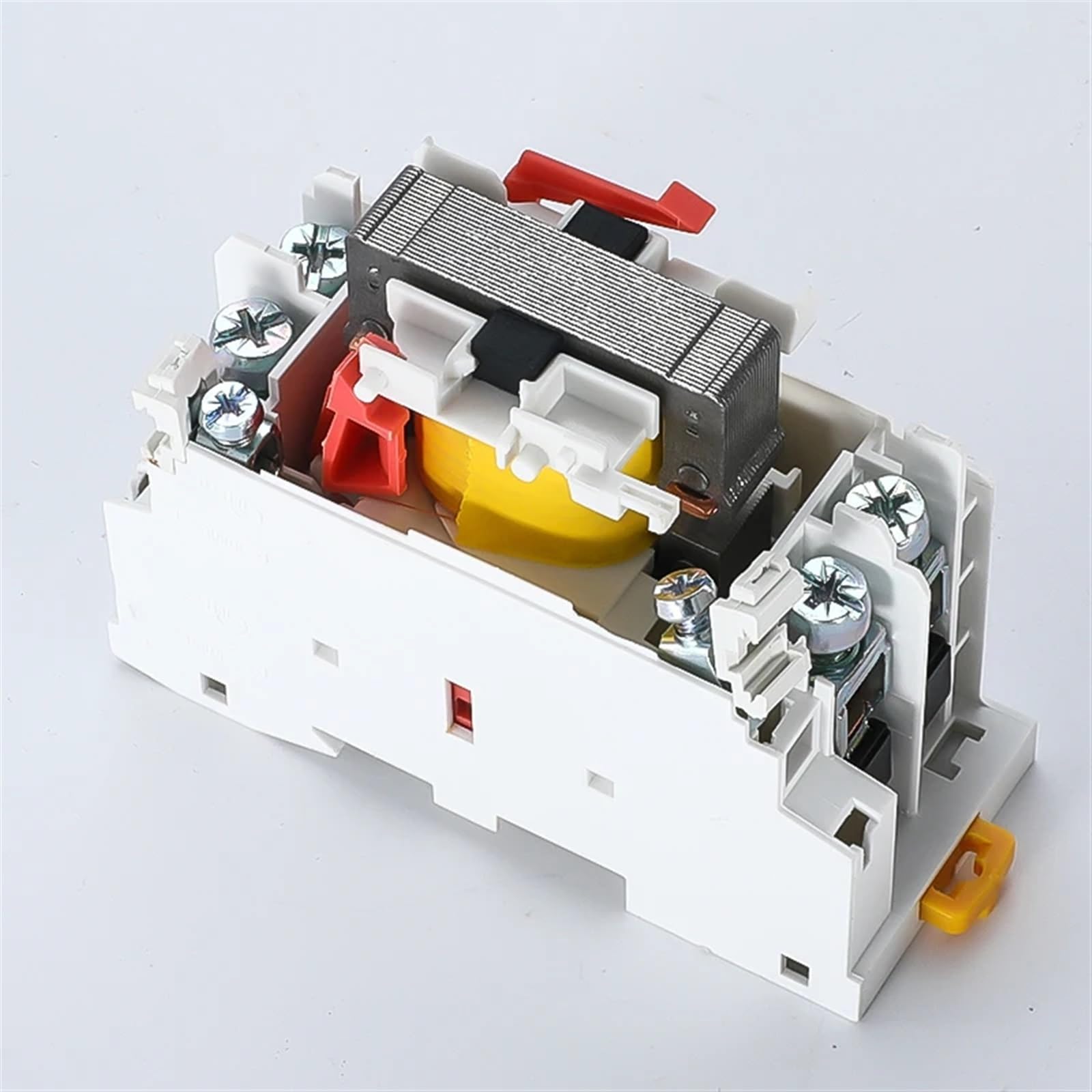 Contactor CA monofásico pequeño for Uso doméstico HCH8-20A, 25A, 32A, 40A, 63A, 100A, 2P, 4P, 230V, contactor Modular, silenciador de riel automático, 1 Unidad(4NC-24V)