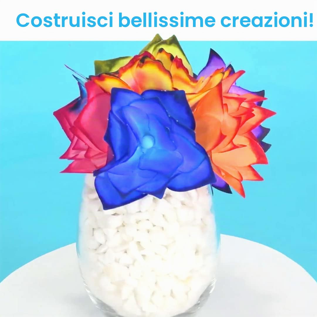 Crayola Paper Flower Science Kit, Color Changing Flowers, Gift for Kids Ages 7, 8, 9, 10