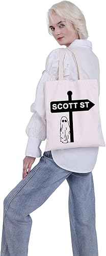 Miniatura 10 de VAMSII Bolsa de mano para álbum de música Scott St Ghost Tote Bag Phoebe Bolsa de compras para niñas Famdon