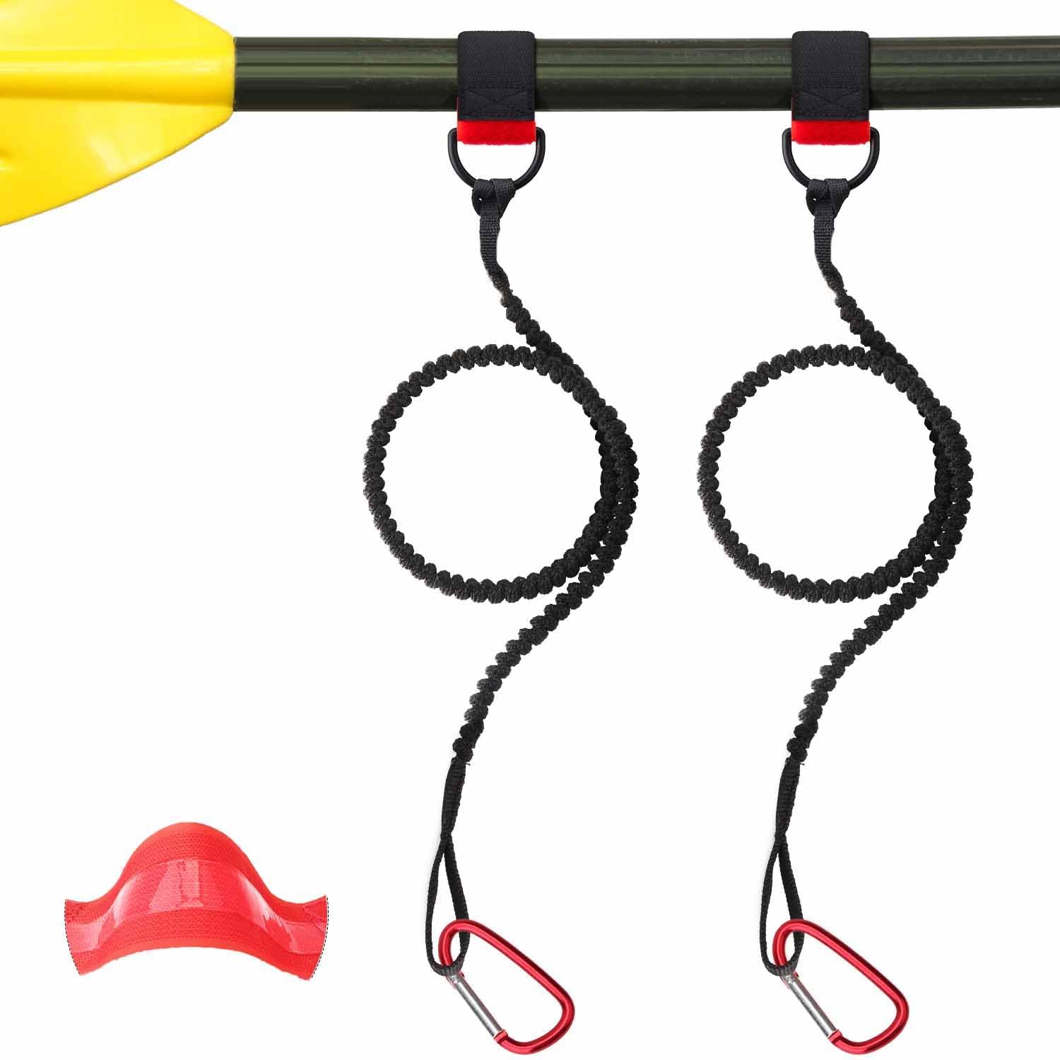 Paddle Leash Safety Rod Bungee Rod Holder Gripping Gear Leash with Innovative Gel Grip to The Paddle or Rod for Kayaking, Canoeing Paddle Leash Safety Rod Bungee Rod Holder Gripping Gear Leash with Innovative Gel Grip to The Paddle or Rod for Kayaking, Canoeing