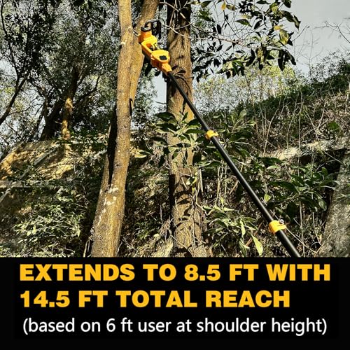 10 Inch Cordless Pole Saw for Dewalt