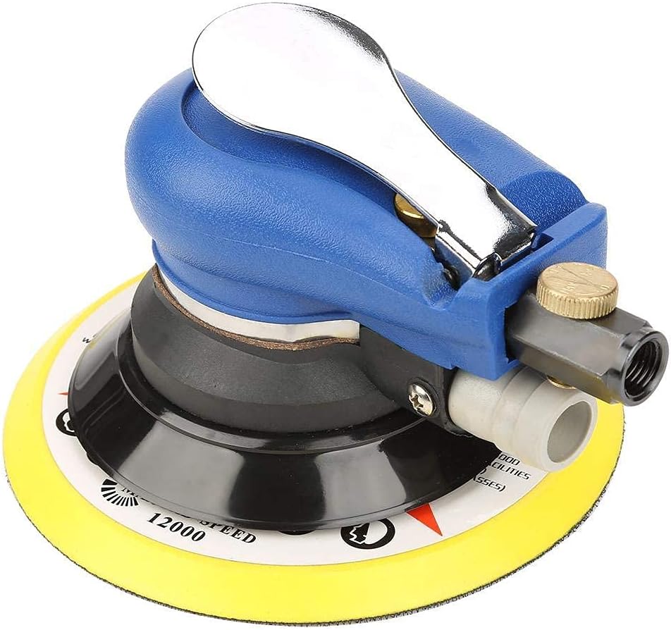 5in 10000rpm Round Sander Vacuum Cleaner Pneumatic Polishing Machine + Vacuum Pipe + Storage Bag(5.0in),Vacuum Cleaner Pneumatic Polishing Machine TTF