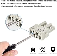 Vista 9 de JRready ST5227 KIT de Herramientas Extractoras Herramientas de Extracción de Contacto Sólido Remoción TE/AMP/HARTING Series D SUB Series HAN