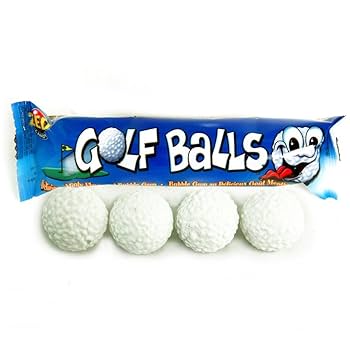 Zed Candy Golf Balls Retro Kids Sweets - 45 x 4's : Amazon