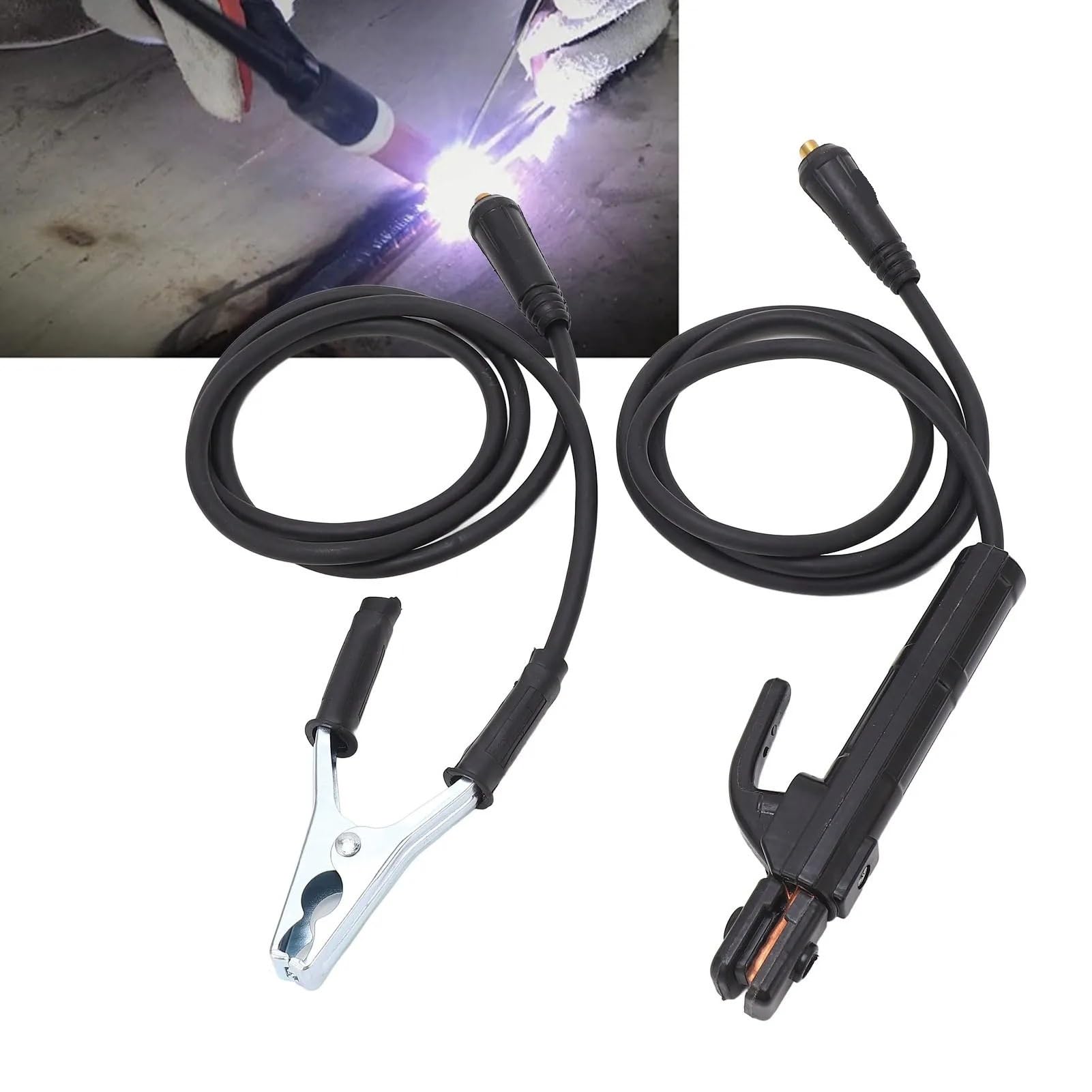 Abrazadera portaelectrodos compatible 200A | Pinza de tierra con conductividad for soldadura.