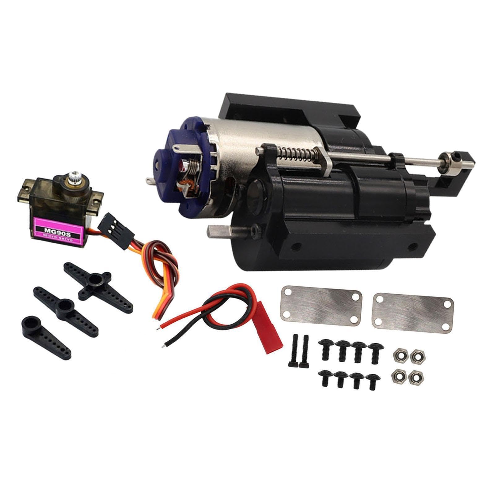Parti di auto RC di facile installazione con supporto motore in metallo e accessorio di aggiornamento della trasmissione per hobbisti 1/12 112