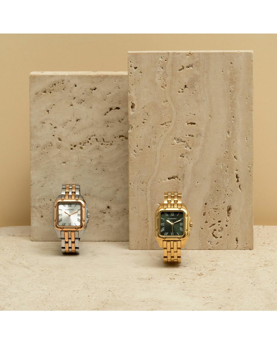 Radiant - Colección Bahamas - Reloj analógico de Pulsera para Mujer. Reloj de Brazalete con Esfera y Correa de Acero. Tamaño 28mm. 3ATM.