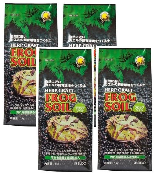 Amazon | スドー フロッグソイル 1kg × 4袋セット | ノー