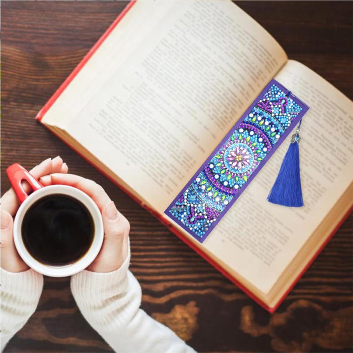 SHINEOFI 6piezas Marcadores De Libros Pintura De Diamantes Accesorios Creativos Para Artesanía Para Lectores y Manualidades