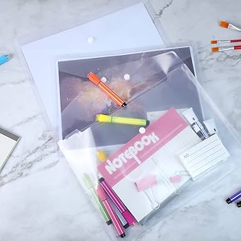 File Folder A4 Plastic Wallets Clear Folder Document