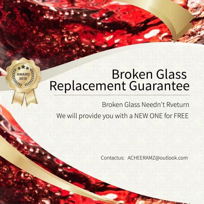 Miniatura 4 de ACHEER Juego de copas de champán de cristal con clase de 4 a 7 onzas, copas de champán sopladas a mano, elegantes flautas, caja de regalo, para