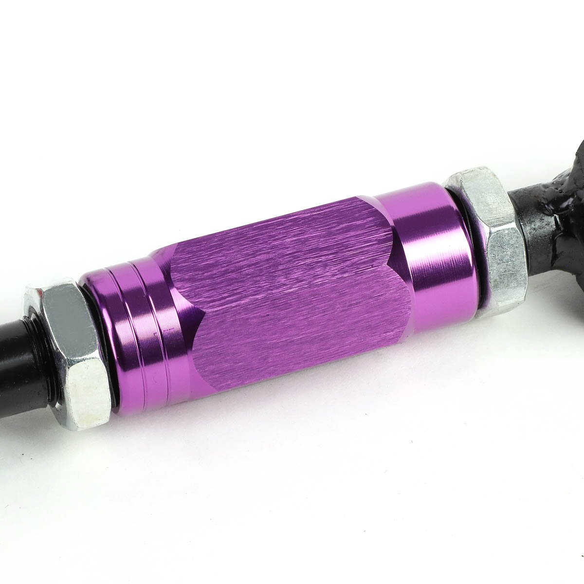 Auto Dynasty Aluminum Rear Lower Toe Adjustment Kit Purple Control Arms Compatible with Civic Integra CRX Del Sol